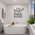 thumbnail image 3 of Be A Sweetie Wipe The Seaty Funny Bathroom Toilet Paper Vinyl Wall Design Wall Art Sticker Designs Vinyl Stickers For Home House Walls Rooms Windows Bedroom Decoration Size (20x20 inch), 3 of 3
