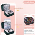 thumbnail image 4 of Funda organizadora de esmaltes de uñas FCQQYWZ con capacidad grande para más de 84 botellas, 4 of 6