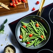Thyme & Table 12-Piece Ceramic Non-Stick Cookware Set Signature Collection, Non-Toxic Pots and Pan Set