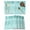 Turquoise, variant on Placemats 1 Pack, Turquoise Woven Placemat, Linen Place Mats for Kitchen/Dining Tables, Modern Abstract Art Ombre Striped Washable Table Mats for Party