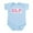 Sky Blue, variant on - Daddy's Little Princess Infant Creeper - Baby Light Bodysuit, Size Newborn - 24 Months