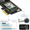 thumbnail image 6 of WiFi 6E AX5400 PCIe WiFi Card for Desktop PC (Intel AX210) Bluetooth 5.3, WPA3, 802.11AXE Tri Band Wireless Adapter with MU-MIMO, OFDMA, Ultra-Low Latency, Supports Windows 11, 10 (64bit), 6 of 6