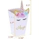 thumbnail image 2 of 24 Uds. Bolsas de bocadillos/palomitas de unicornio caja de dulces cajas de dulces para niños suministros de fiesta de cumpleaños, 2 of 4