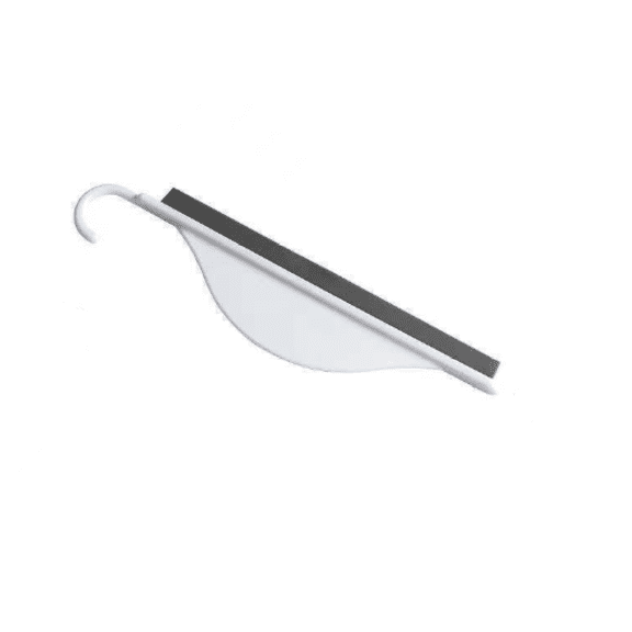 Solid Silicon Hand Squeegee for Streak-Free Cleaning, Silicone Wiper Blades for Efficient Removal of Water on Glass Surfaces, Portable Storage and Ergonomic Handle