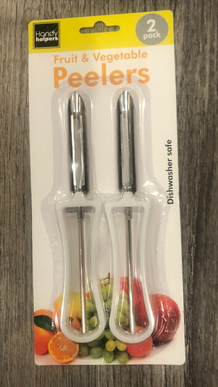 2 Pack Fruit and Vegetable Peelers Dishwasher Safe