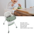 thumbnail image 4 of Trona Para Bebé, Trona Portátil Ajustable Con Respaldo Suave Y Bandeja Extraíble, Silla De Comedor Para Bebé Para Cenar, Jugar, Aprender, Viajar Al Aire Libre, 4 of 7