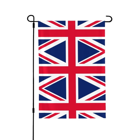 Union Jacks Flag Garden Flag 28x40 Double Sided Large Stained House Yard Flag For Outside Porch Lawn Decor
