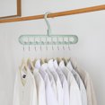 thumbnail image 4 of Fameei Space Saving Clothes Hanger, Pants Hangers Green, 4 of 8
