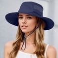 thumbnail image 2 of Breathable Bucket Hat For Outdoor Sports Unisex Summer Sun Lightweight Drawstring Casual Cap With Adjustable Fit, 2 of 4