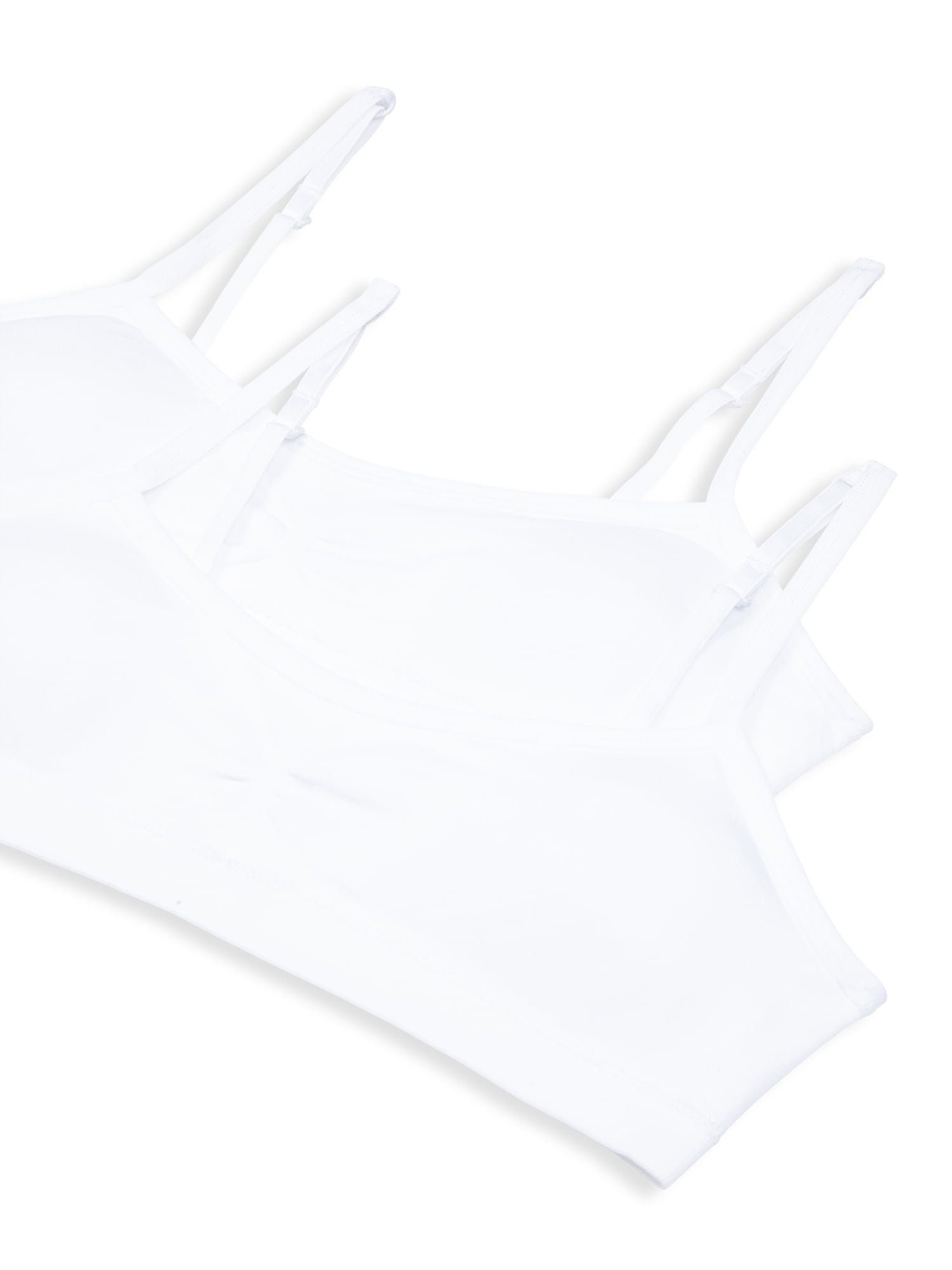 Hanes Girls Seamless Ruched Bra, 2-Pack, Sizes (S-XXL)