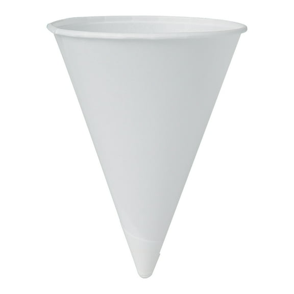 Bare Eco-Forward White Disposable Paper Drinking Cup 4.25 oz. 200 Ct