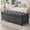 DarkGray, variant on 50" Storage Ottoman Bench, Tufted Ottoman with Storage for Living Room, Large End of Bed Bench Ottomans, Modern Entryway Benchs, Window & Bedroom Benches for Foot of Bed, DarkGray