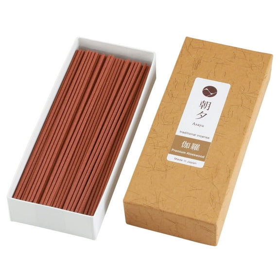 Asayu Japan Incense Sticks Premium Aloeswood Scent 1.41oz Made in Japan