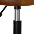 thumbnail image 5 of Dycanpo Vanity Stool Adjustable Swivel Vanity Chair with Faux Leather for Home Makeup Room, Brown, 5 of 8