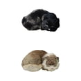 thumbnail image 1 of 2 figuras de peluche de gato realistas y realistas. Negro y marrón, 1 of 9