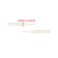 thumbnail image 5 of INSPIRE CHIC Unisex Solid Color Flat 0.4'' Wide Ribbon Shoelaces 2 Pairs 110cm/43.3" Beige, 5 of 6