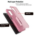 thumbnail image 3 of For Samsung Galaxy A13 4G Case ,Sturdy Phone Case for Galaxy 13 5G 6.5 inch ,Takfox Shockproof Protection Heavy Duty Armor Hard Plastic & Rubber Rugged Bumper 2-in-1 Case Cover ( Rose Gold ), 3 of 6