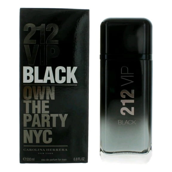 212 VIP Black by Carolina Herrera Eau De Parfum Spray 6.8 oz for Men