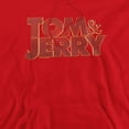 thumbnail image 2 of Tom and Jerry Movie Movie Logo Unisex Adult Pull-Over Hoodie,Red, Large, 2 of 5