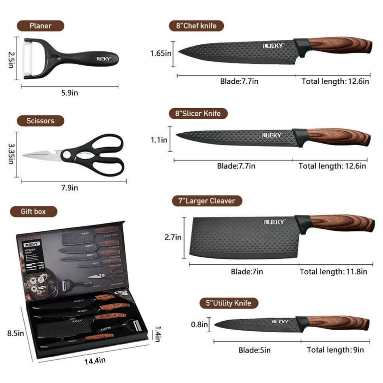 PRINS KIT 6pcs kitchen knife set ナイフセット Amazon.com: 6 Pieces Professional Kitchen Knives Set, High