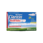 CLARITIN 24 Hour Allergy RediTabs 10 ea (Pack of 4)