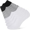 thumbnail image 1 of Set de 12 Pares de Calcetines Invisibles Unisex, Calcetas Cortas de Algodón Suave, Ligeras y Transpirables para Uso Diario o Calzado Deportivo, 1 of 6