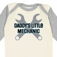 thumbnail image 4 of Inktastic Daddys Little Mechanic Baby Boy Boys Long Sleeve Baby Bodysuit, 4 of 5