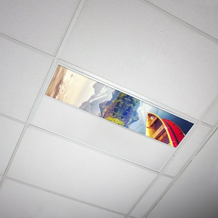 Octo Lights - Fluorescent Light Covers - 1x4 Flexible Decorative Light Diffuser...