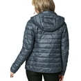 thumbnail image 2 of Made by Johnny Women's Ultra Light Weight Packable Down Jacket with Removable Hoodie XL STEEL_BLUE, 2 of 6