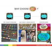 Tooli-Art Acrylic Paint Pens Assorted Multicolor Vibrant Markers with Double Sided Extra Fine And Medium Tip Marker Set of 18