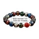thumbnail image 2 of Pulsera de cristal hecha a mano cuentas de rosario pulsera elástica de meditación de yoga para hombres y mujeres, 2 of 5
