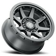 thumbnail image 6 of ICON Alloys Rebound Pro, Satin Black, 17 x 8.5 / 6 x 135, 6mm Offset, 5" BS, 6 of 7