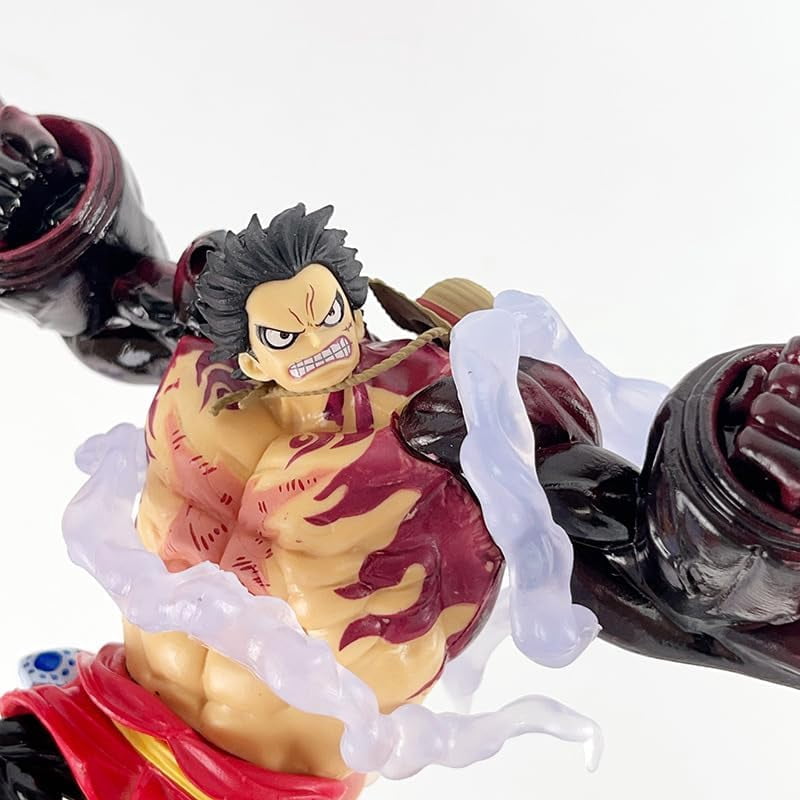 Newly Roronoa Zoro Figure Monkey D. Luffy Figure Edward Newlygate Figure Fighting Anime Figures 19cm/7.5inch Handmade PVC Manga Craft Gift (Luffy)