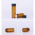 thumbnail image 4 of AFMNQZ Juego de 50 frascos de vidrio ámbar de 5 ml con reductor de orificio y tapa, pequeños viales de aceite esencial (5 ml), 4 of 5