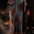 thumbnail image 2 of QLUEWX Halloween Skull Ghost Hanging Decorations, 35.4" Spooky Bloody Skeleton Ghost Mesh Hanging Props, Festival Prop Halloween Party Decorations, Halloween Decor for Home Outdoor Haunted House, 2 of 8