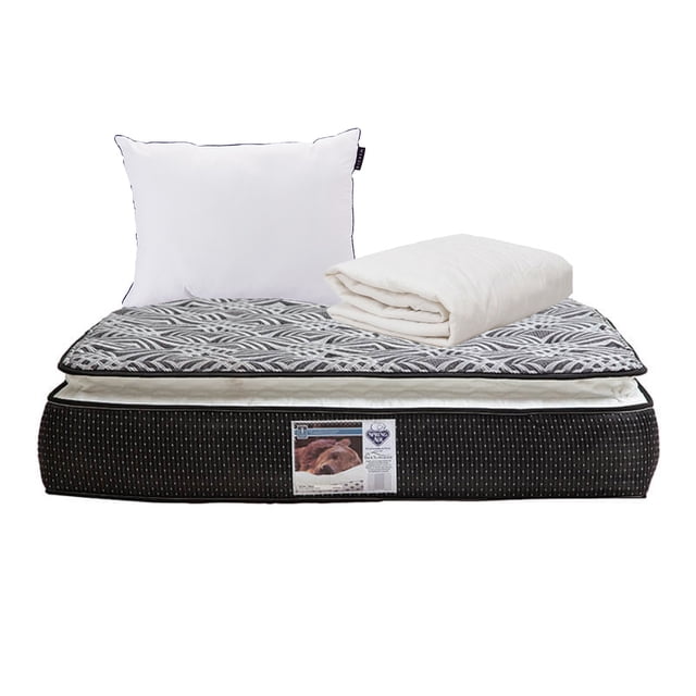 Colchón King Size + Protector de Colchón + Almohada One Spring Air DICASA Omega