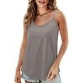 thumbnail image 4 of fatyb Summer Tank Tops for Women Adjustable Spaghetti Strap Camisole Sleeveless Plain Casual Cami Shirts, 4 of 7
