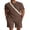 Brown, variant on COOFANDY Mens 2 Pieces Outfits Casual Cotton T Shirt and Shorts Set Summer Short Sleeve Waffle Tracksuits