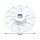 thumbnail image 4 of 6xRC 9mm Hex Hub Wheel Tires Disco De Freno Para SG1604 1:16 Piezas De Coche Plata, 4 of 4