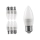 thumbnail image 3 of Bombilla LED para decoración del hogar, luz de vela G45, C37, E14, E27, 3W-7W, AC120V, AC220V, 3000K/4000K/6000K, 10 piezas, 3 of 4