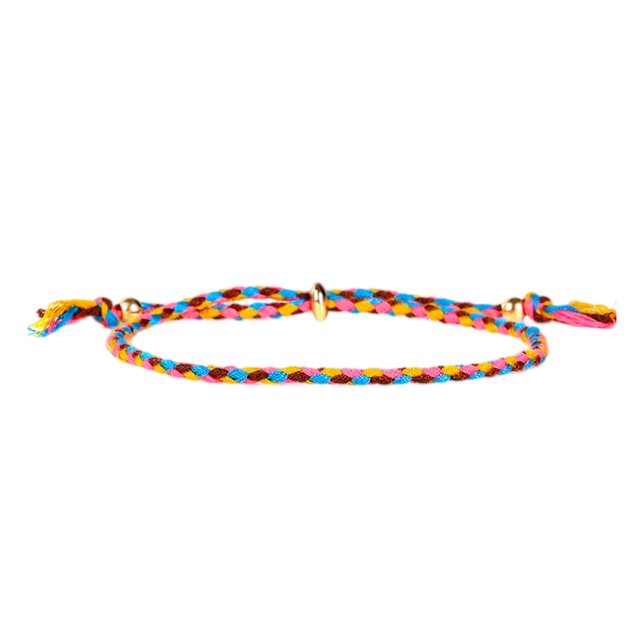 Bracelet Tressé Accessoire Mode Femmes Hommes Bracelet Bijoux Accessoires Fil Réglable Bracelets avec Frange Décors Type 26