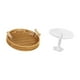 thumbnail image 4 of Cestas de almacenamiento,Cestas de almacenamiento de cocina tejidas con asas hechas a mano,Cestas de pan redondas Bandejas para servir Rectángulo,Escritorio redondo de casa de muñecas,Muebles, 4 of 7