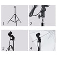 thumbnail image 2 of Mistaha Studio Photography Umbrella Kit with 33 Inch White Umbrellas * 2 + 2M Metal, 2 of 8
