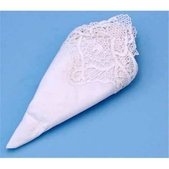 Venise 11 Inch Handkerchief - Ivory