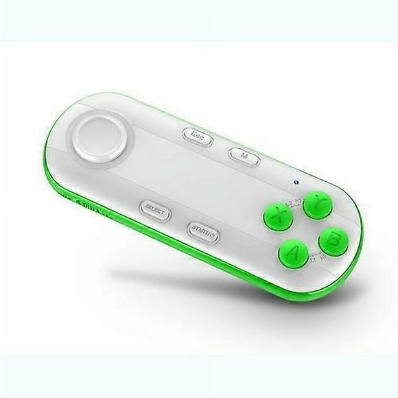 (White)Smart Wireless Bluetooth Gamepad Controller 3D VR Virtual Reality Glasses Joystick Remotes Compatible with Android / IOS
