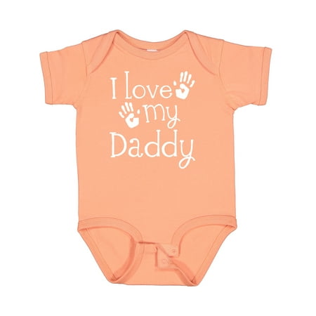 

Inktastic I Love My Daddy Fathers Day Gift Baby Boy or Baby Girl Bodysuit