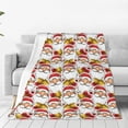 thumbnail image 1 of Balery Santa Claus bells Manta de Felpa Suave y Acogedora – Cobija de Franela Aterciopelada para Cama, Lavable y Cálida para Sofá, Mascotas, Transpirable-50"x40", 1 of 7