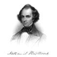 thumbnail image 2 of Nathaniel Hawthorne N(1804-1864). American Writer. Hawthorne In The Year 'The Scarlet Letter' Was Published. Stipple, 2 of 2