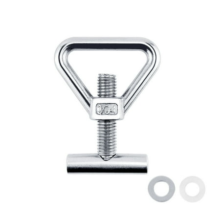 

Lacyie Slide Ring Screw Nut Stainless Steel Triangle Type Marine Grade