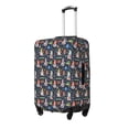 thumbnail image 2 of Daiia Garden Gnomes Luggage Cover, Thickened Washable Travel Luggage Covers, Elastic Unique Baggage Covers for 18-20 inch Luggage-Medium, 2 of 9
